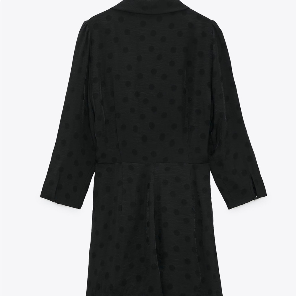 WOMAN BLAZER-STYLE JUMPSUIT JACQUARD POLKA DOTS - Picture 4 of 5